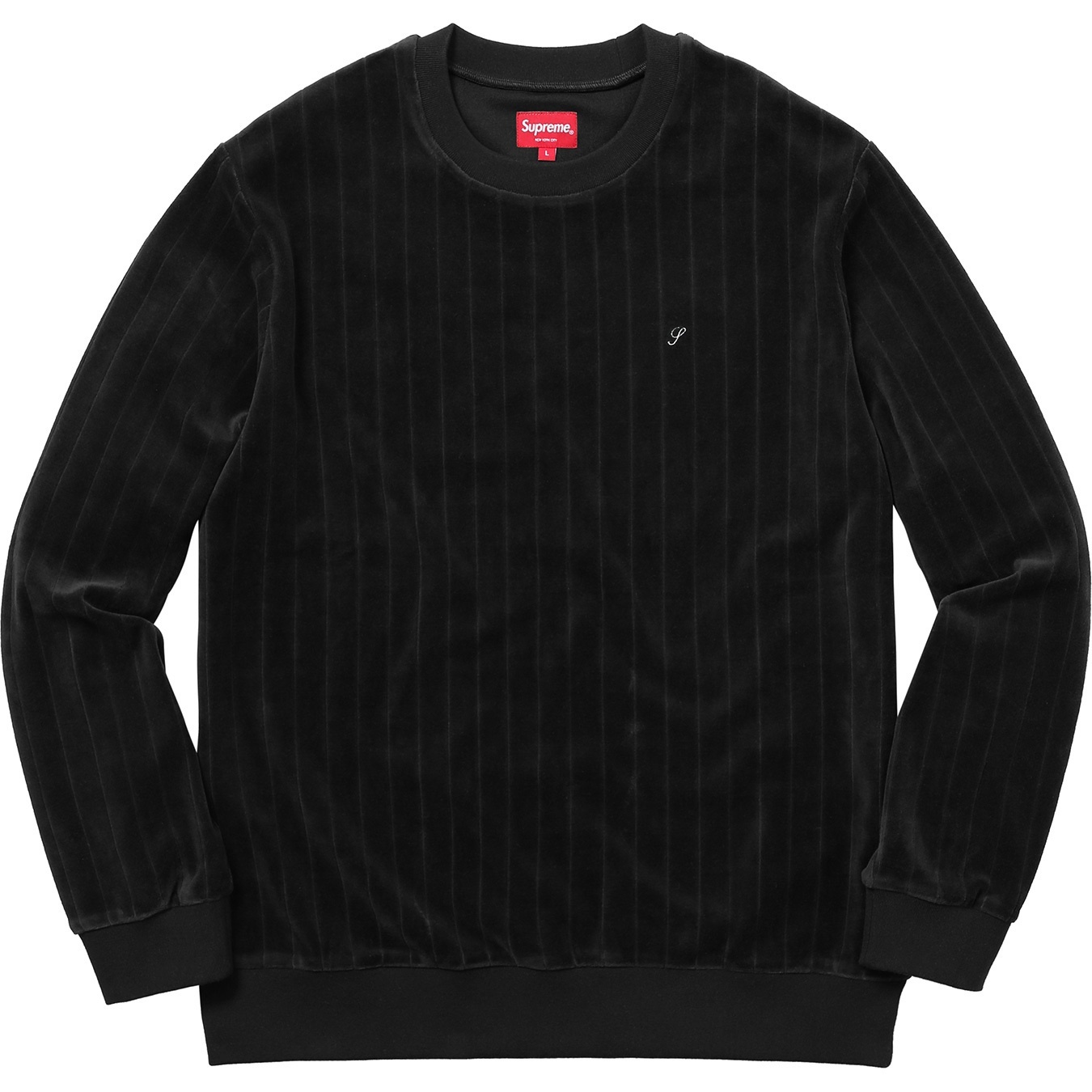 Ribbed Velour Crewneck view 8